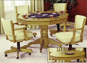Classic Oak Poker Table - Click for details!